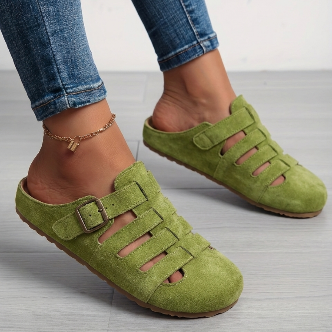 Rachelle - Comfortable Slip-On Mule Sandals