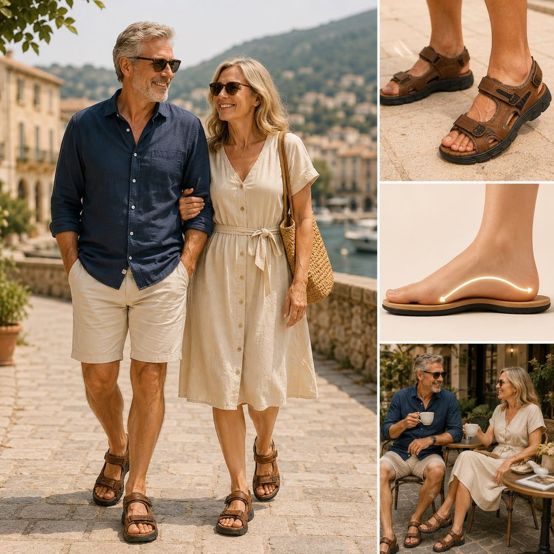 Marcus - Leather Orthopedic Sandals (Buy 1 Get 1 Free)