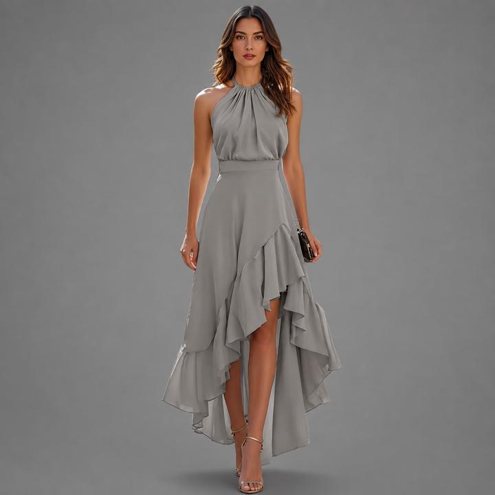 Karlia - Elegant Halter Maxi Dress
