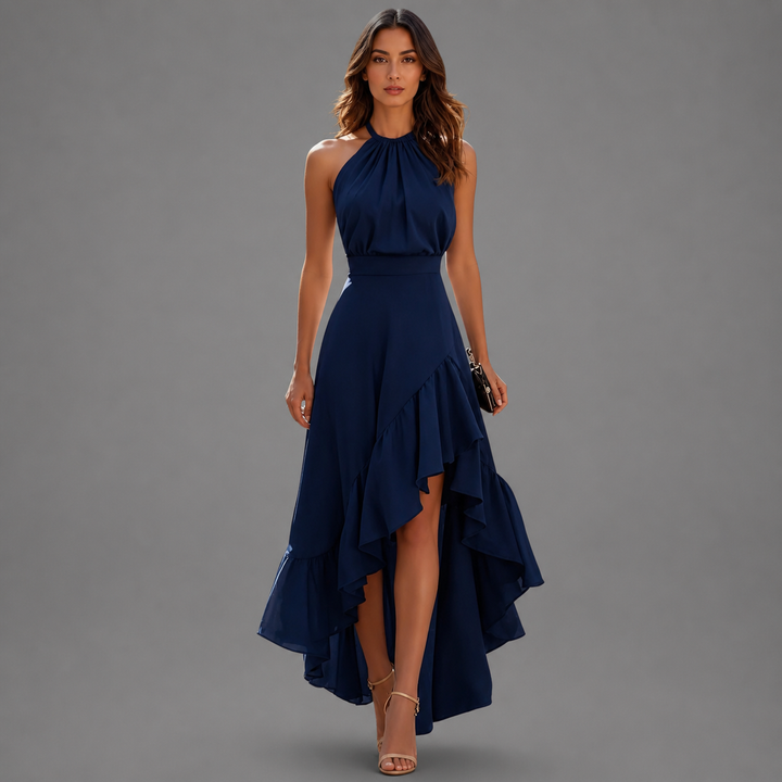 Karlia - Elegant Halter Maxi Dress