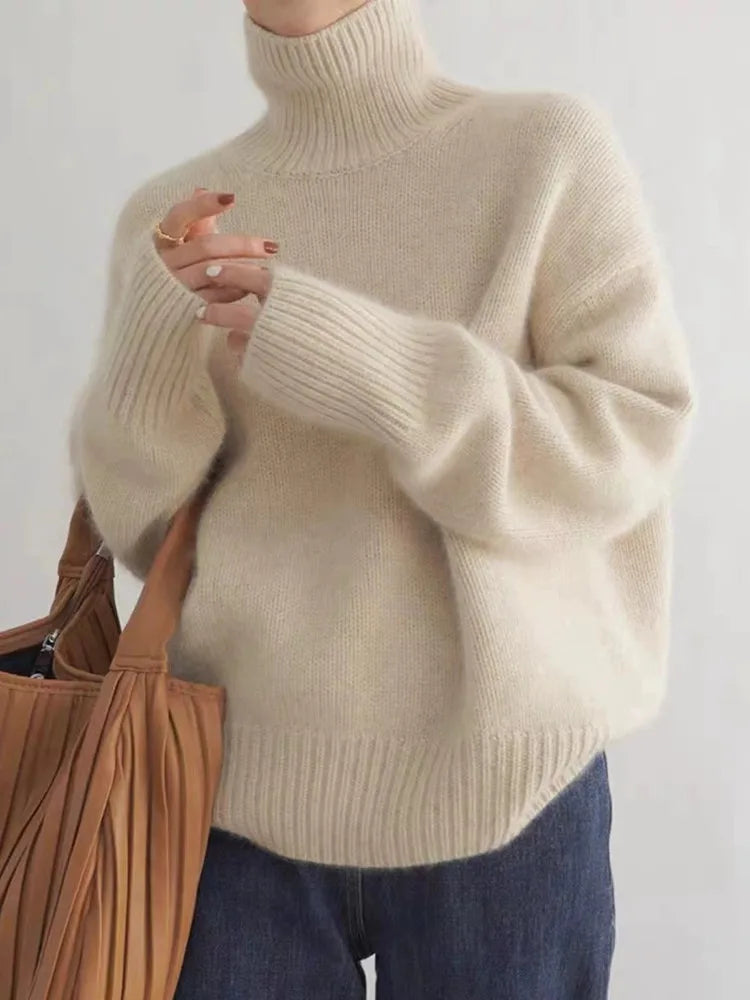 Mona – Cashmere Turtleneck Sweater