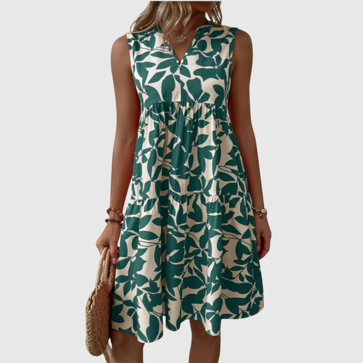 Alyana - Flowing Floral Midi Dress