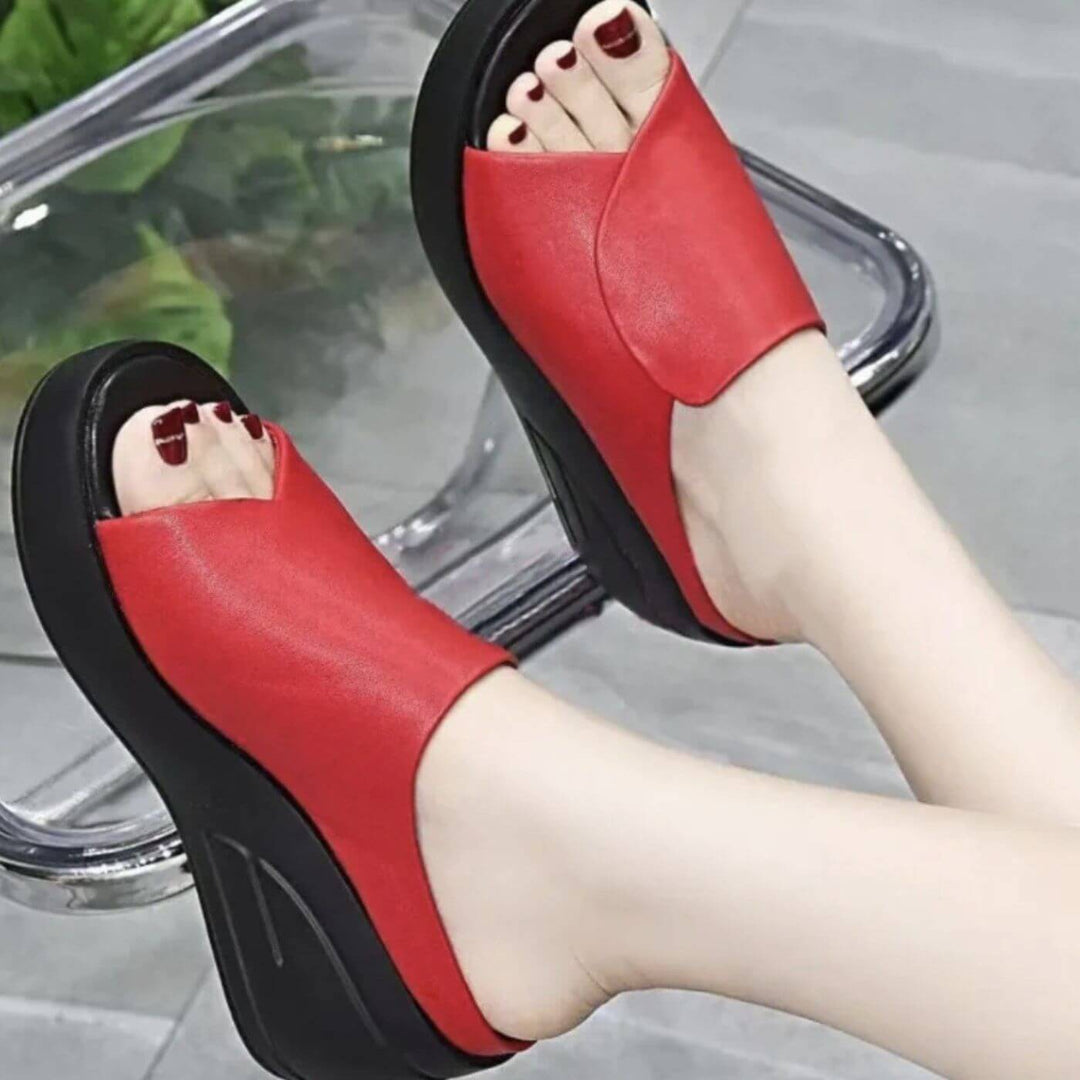 Sonia – Orthopedic Slip-On Wedge Sandals
