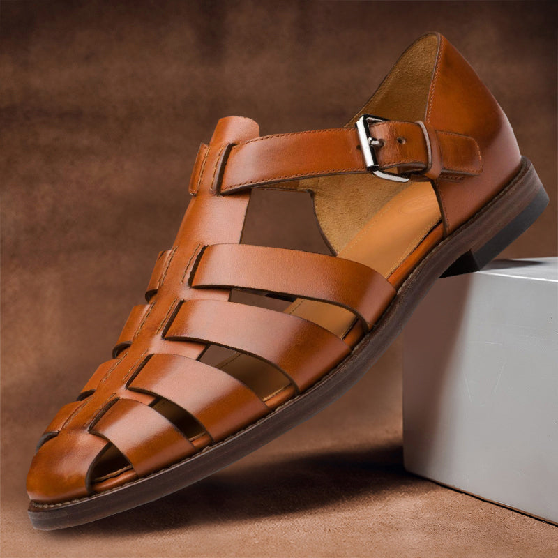 Roman - Comfortable Leather Fisherman Sandals