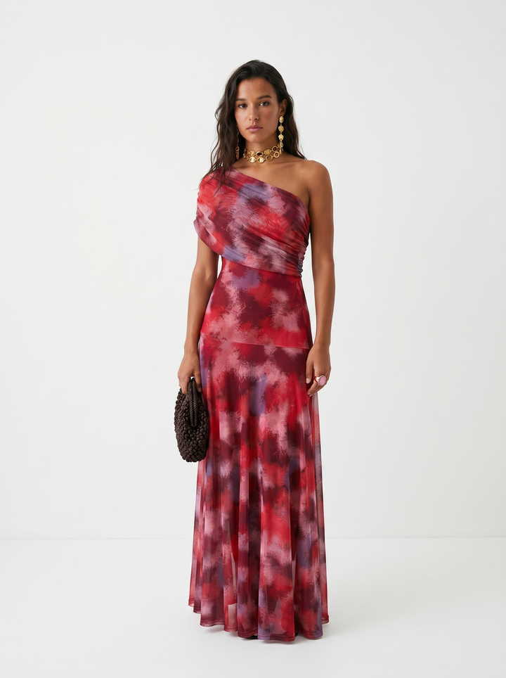 Mia - Elegant Off Shoulder Maxi Dress