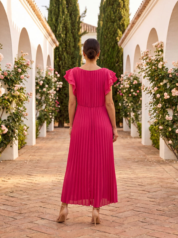Nellie – Elegant Flowy Midi Dress