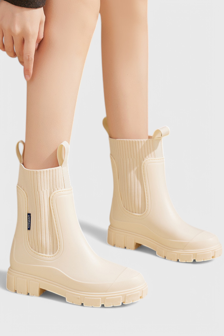 Waterproof Maelie Chelsea Boots with Slip-Resistant Sole
