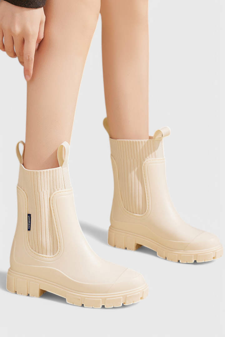 Waterproof Maelie Chelsea Boots with Slip-Resistant Sole