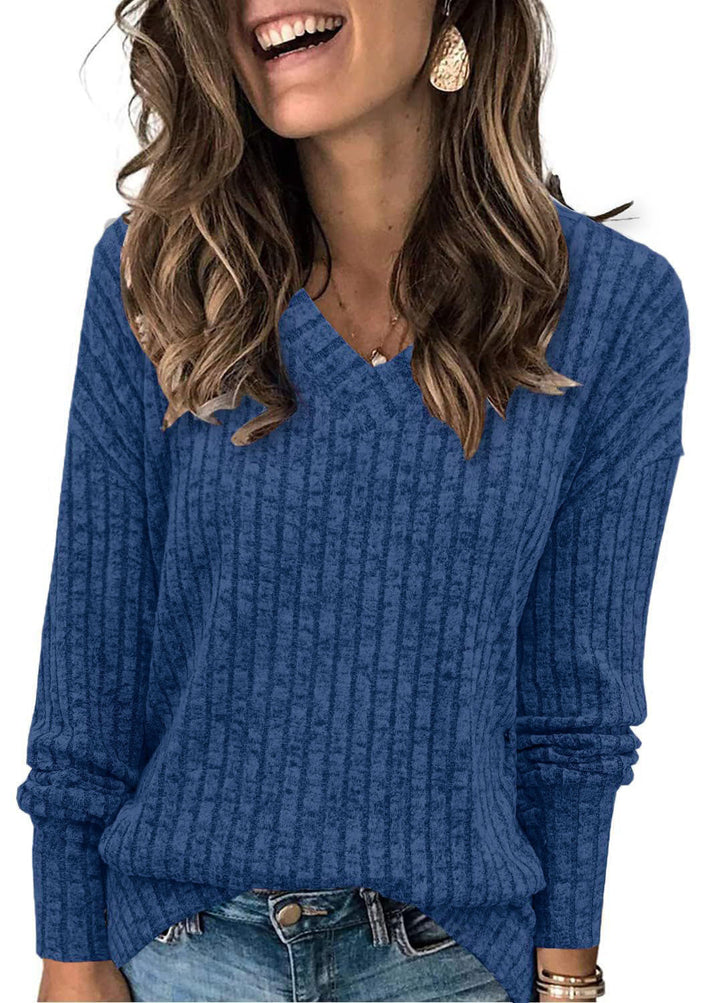 Nalia - Oversized V-Neck Sweater