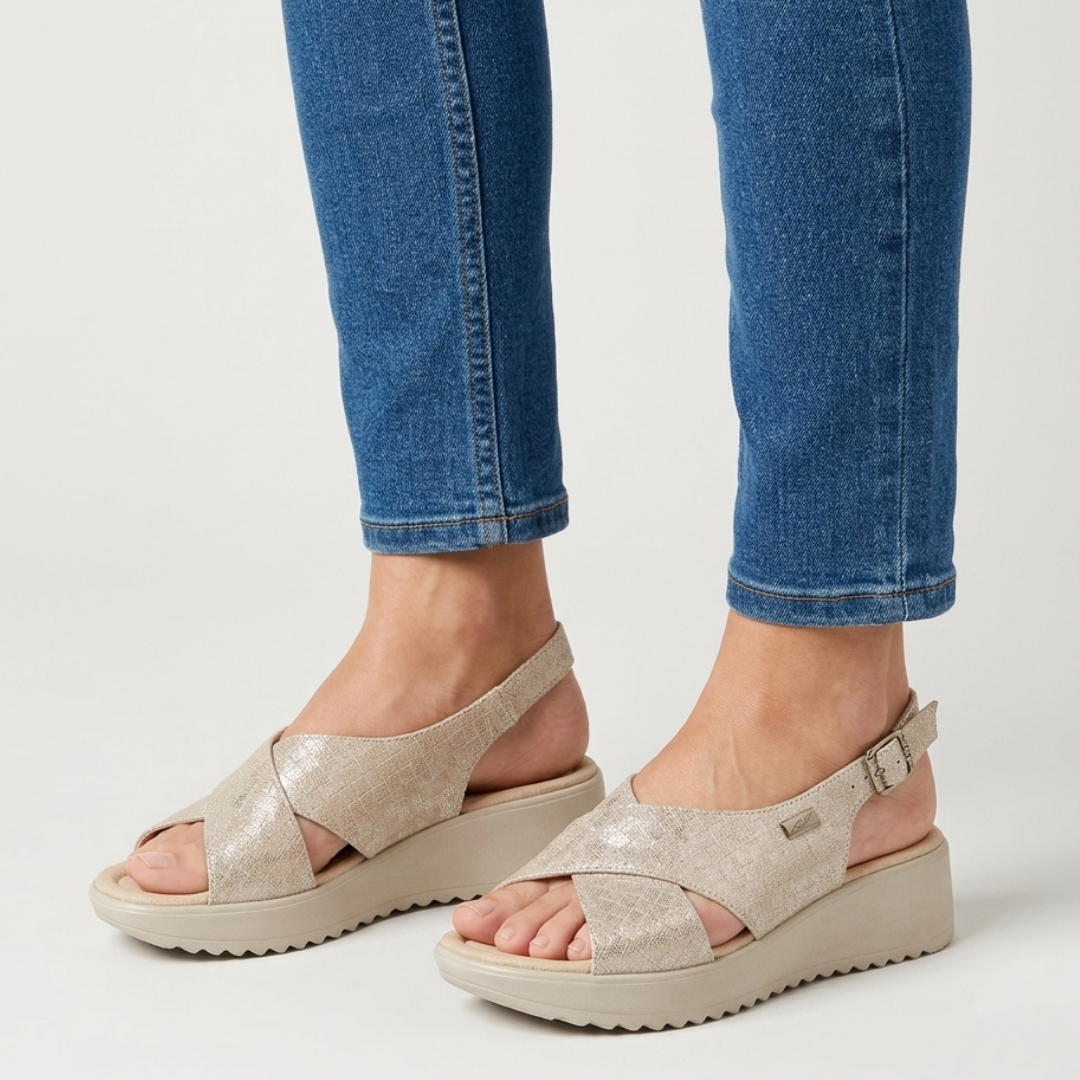 Jasmin - Cushioned Platform Sandals