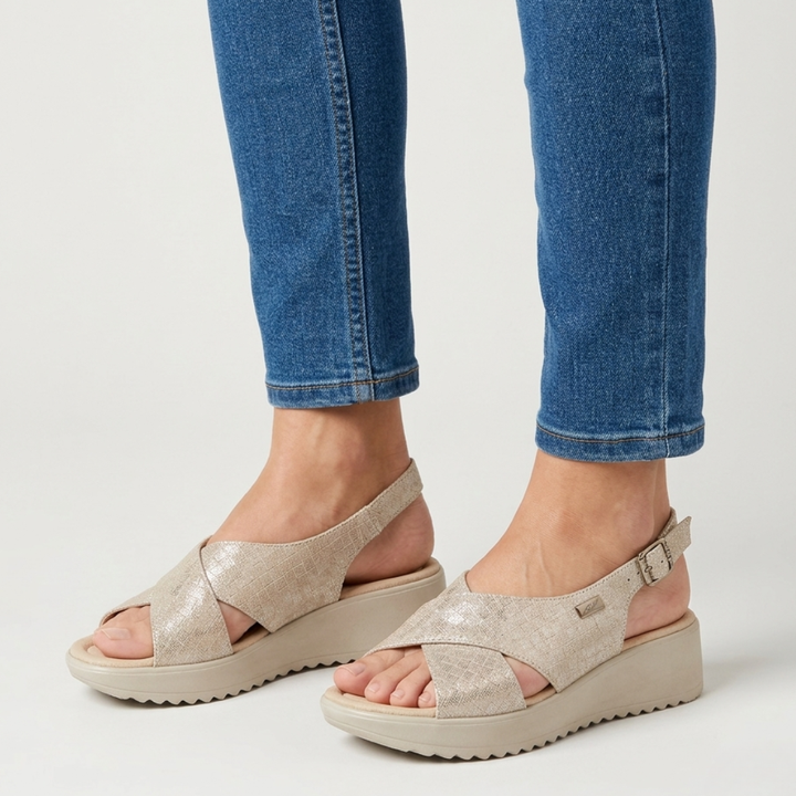 Jasmin - Cushioned Platform Sandals