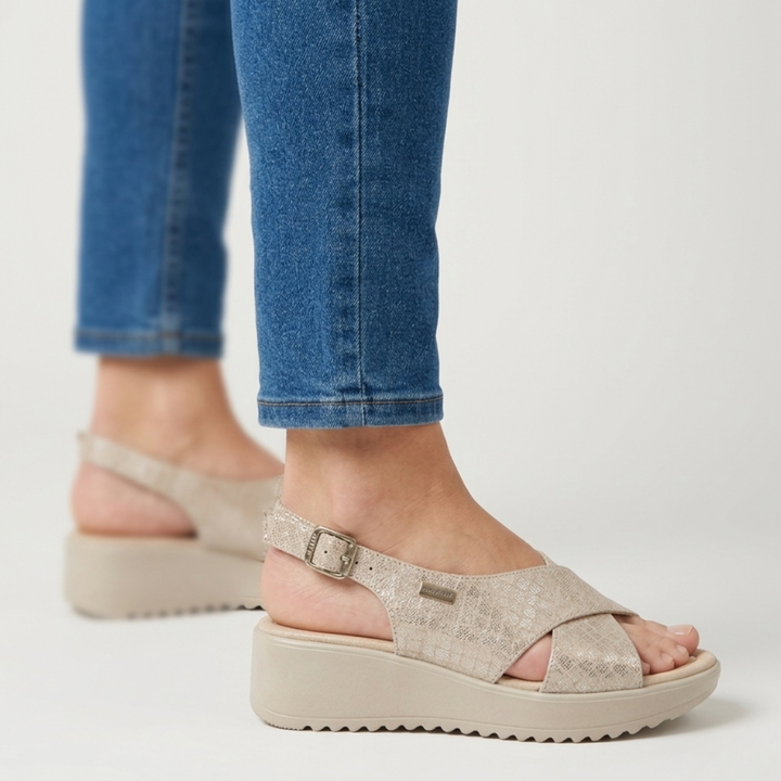 Jasmin - Cushioned Platform Sandals