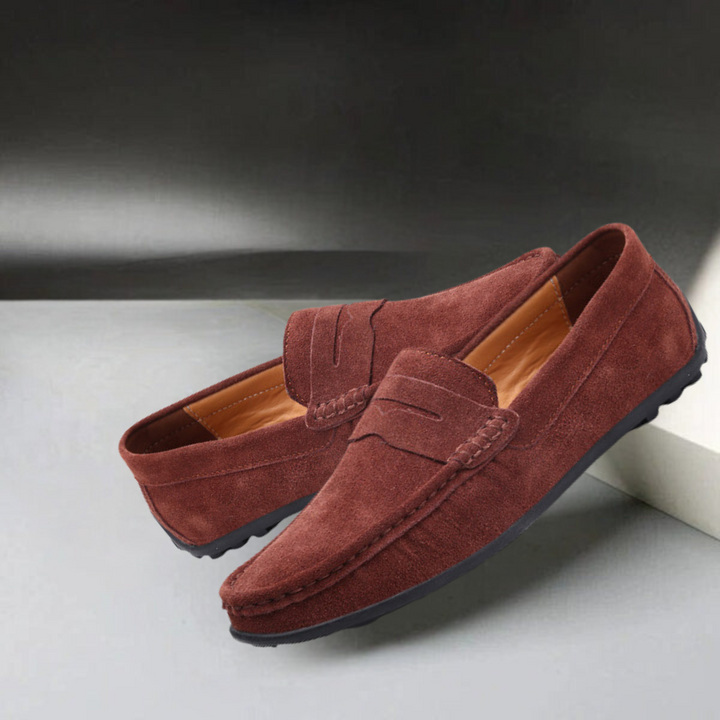 Terry - Suede Loafers with Cushioned Comfort