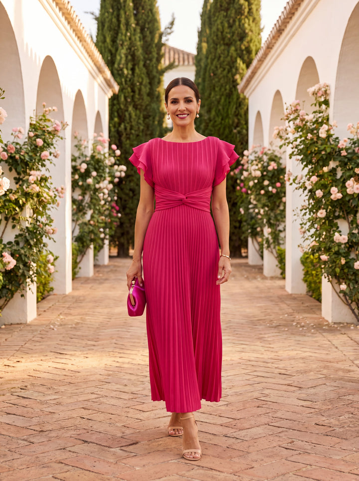 Nellie – Elegant Flowy Midi Dress