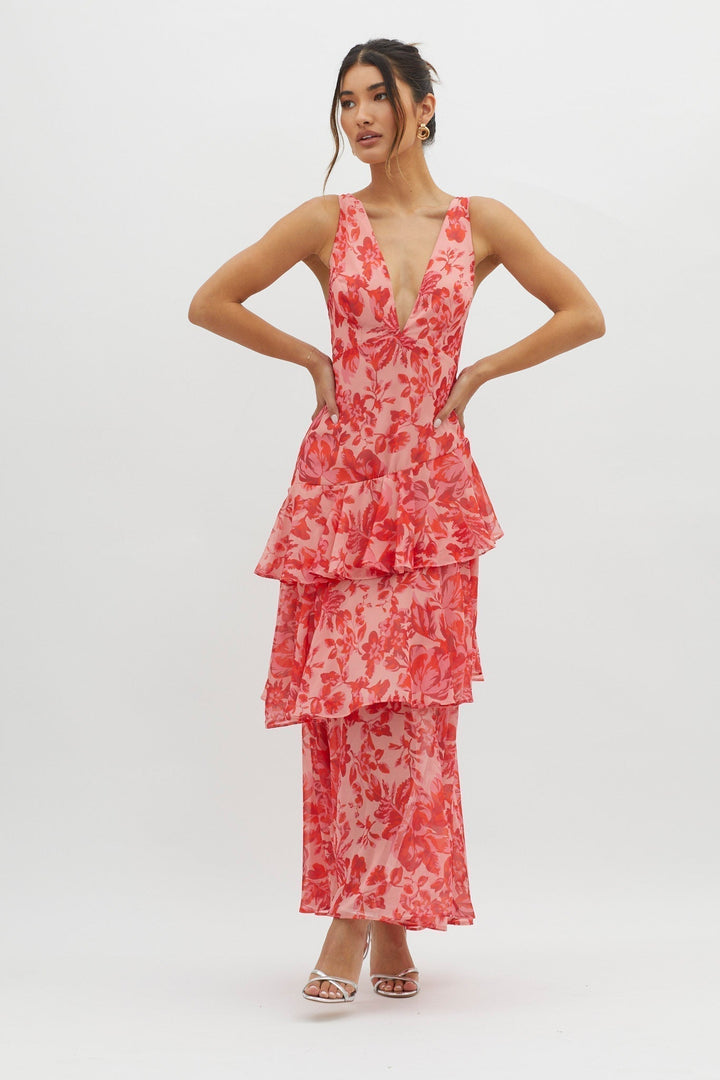 Ashlyn – Bloom Shift Midi Dress