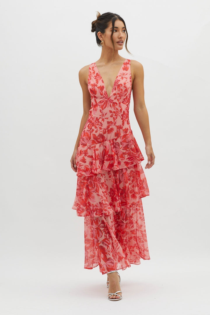 Ashlyn – Bloom Shift Midi Dress
