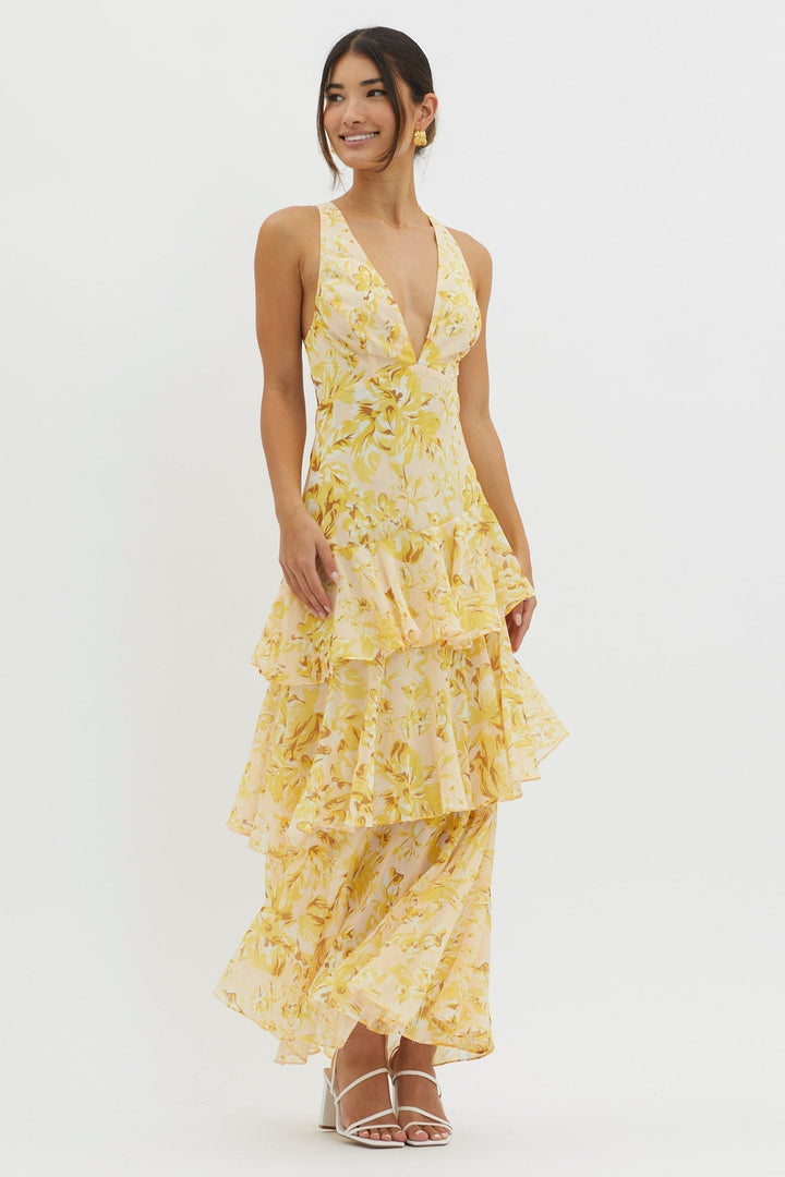 Ashlyn – Bloom Shift Midi Dress