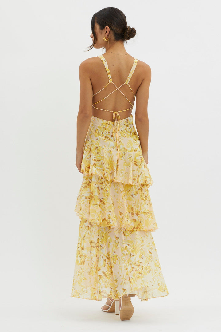 Ashlyn – Bloom Shift Midi Dress