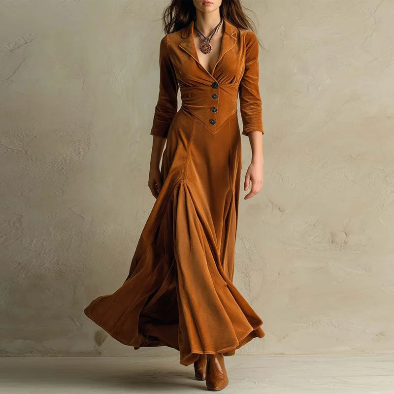 Mariane - Timeless Velvet Maxi Dress