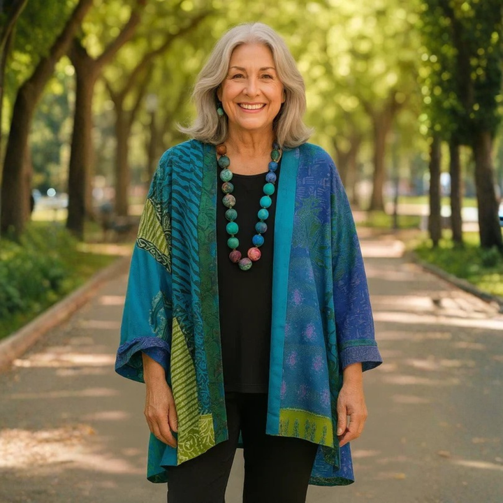Greta | Elegant Drape Cardigan