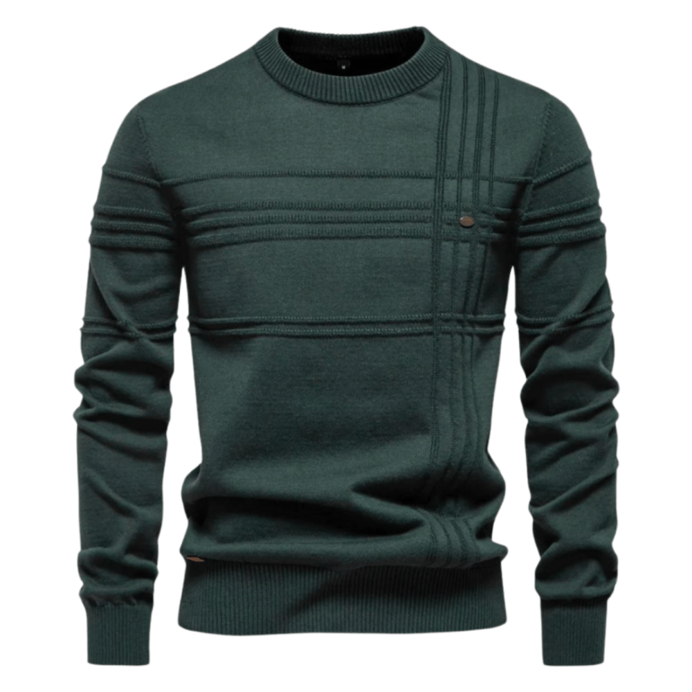 Seve - Elegant Checked Sweater