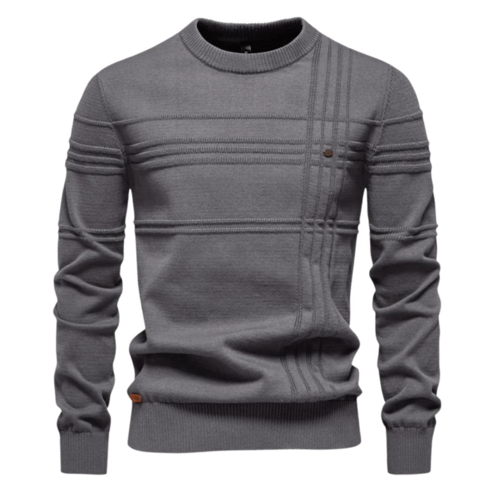 Seve - Elegant Checked Sweater