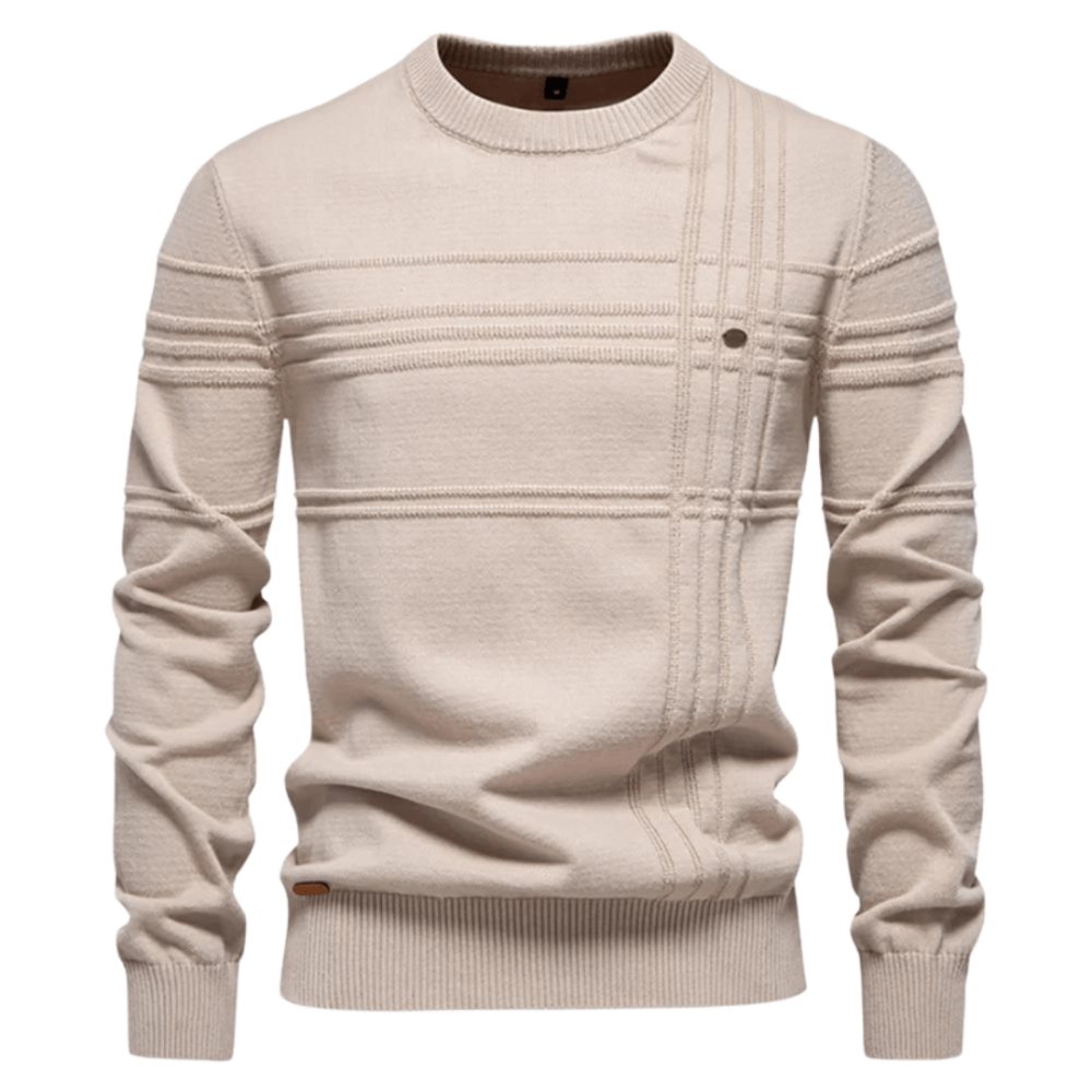 Seve - Elegant Checked Sweater
