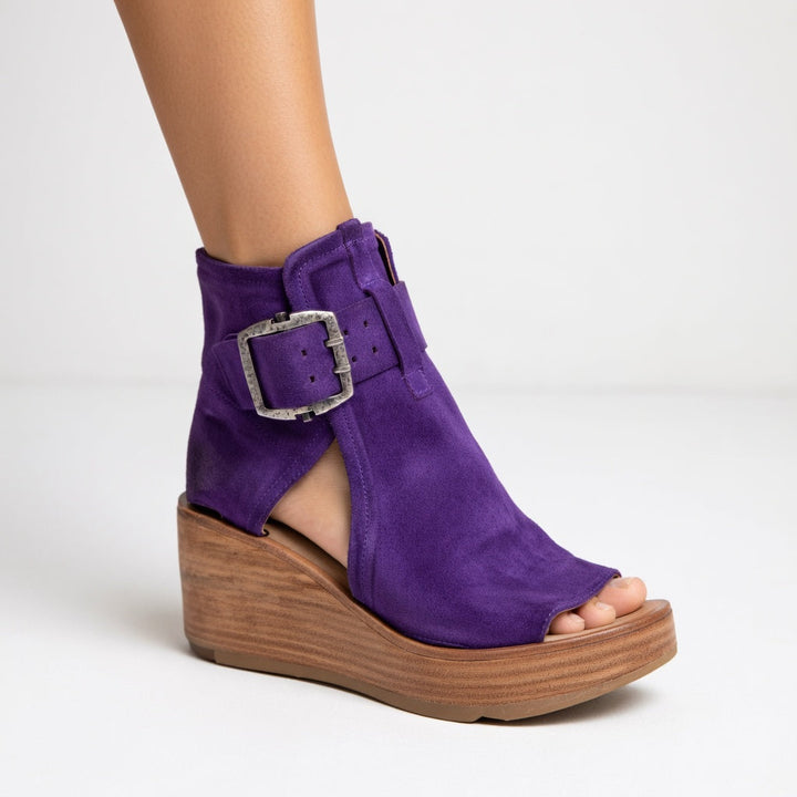 Madonna – Modern Open Wedge Ankle Boots