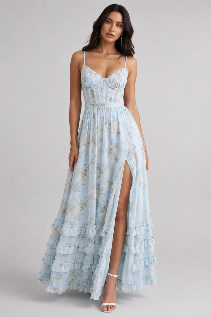 Bella - Flowing Boho Maxi Dress