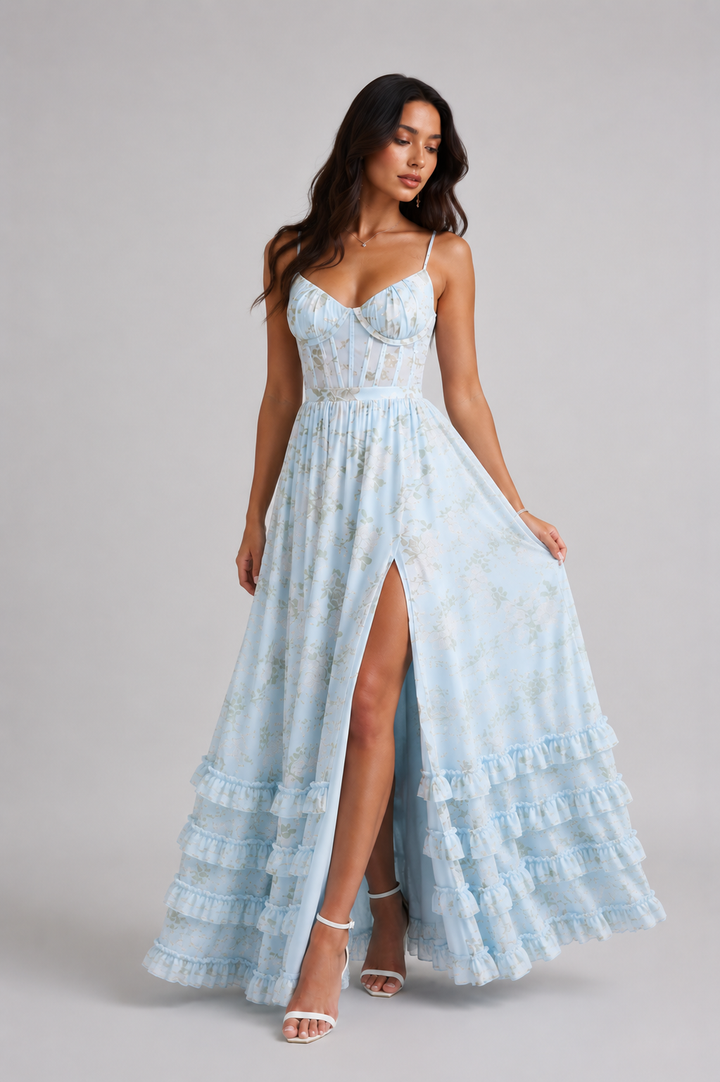 Bella - Flowing Boho Maxi Dress