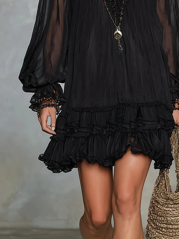 Seraphina - Timeless Ruffle Mini Dress