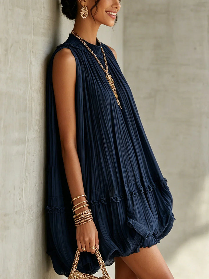 Felly – Chiffon Halter Mini Dress