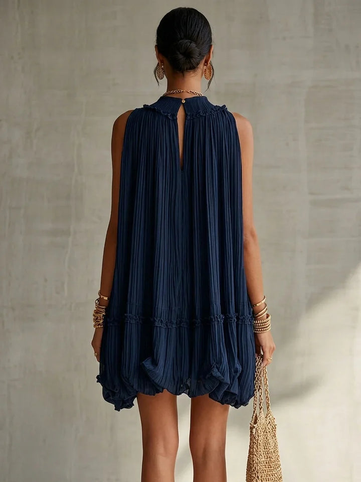 Felly – Chiffon Halter Mini Dress