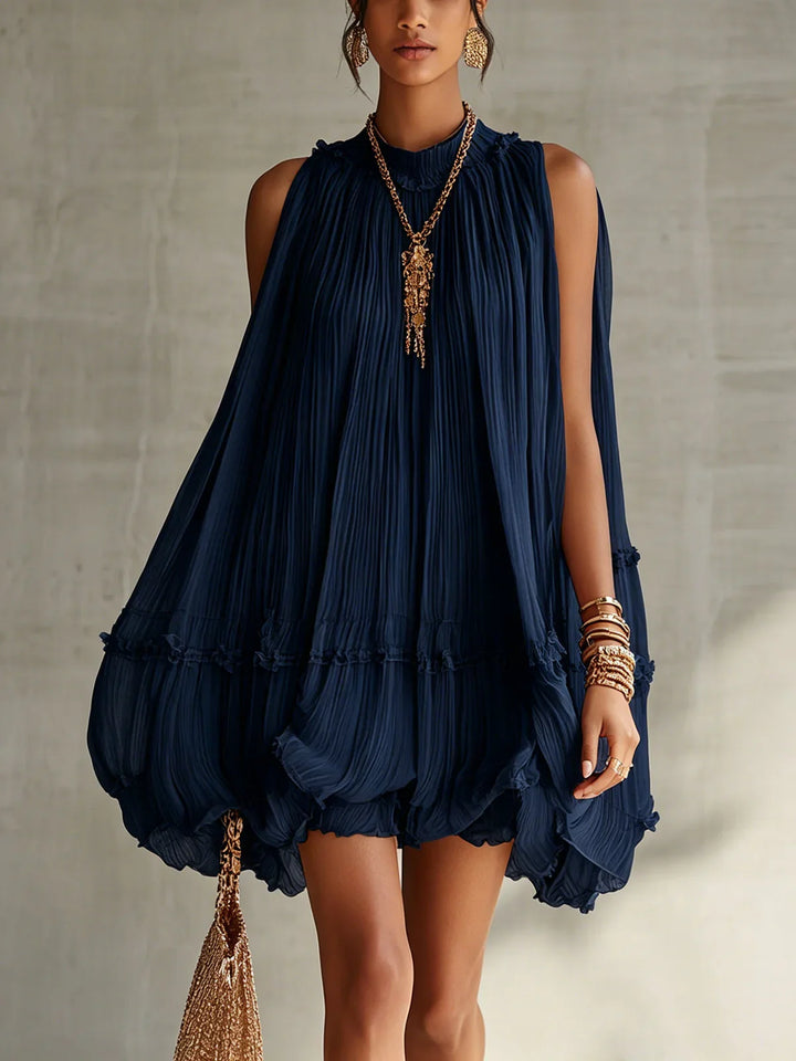 Felly – Chiffon Halter Mini Dress