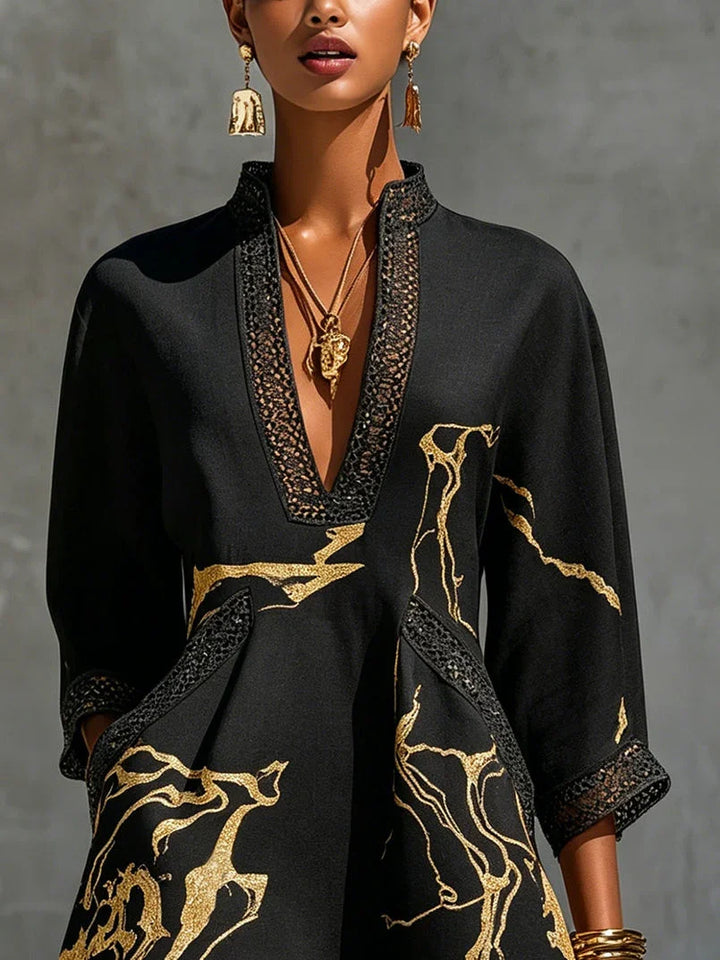 Rufie - Marble Print Mini Dress