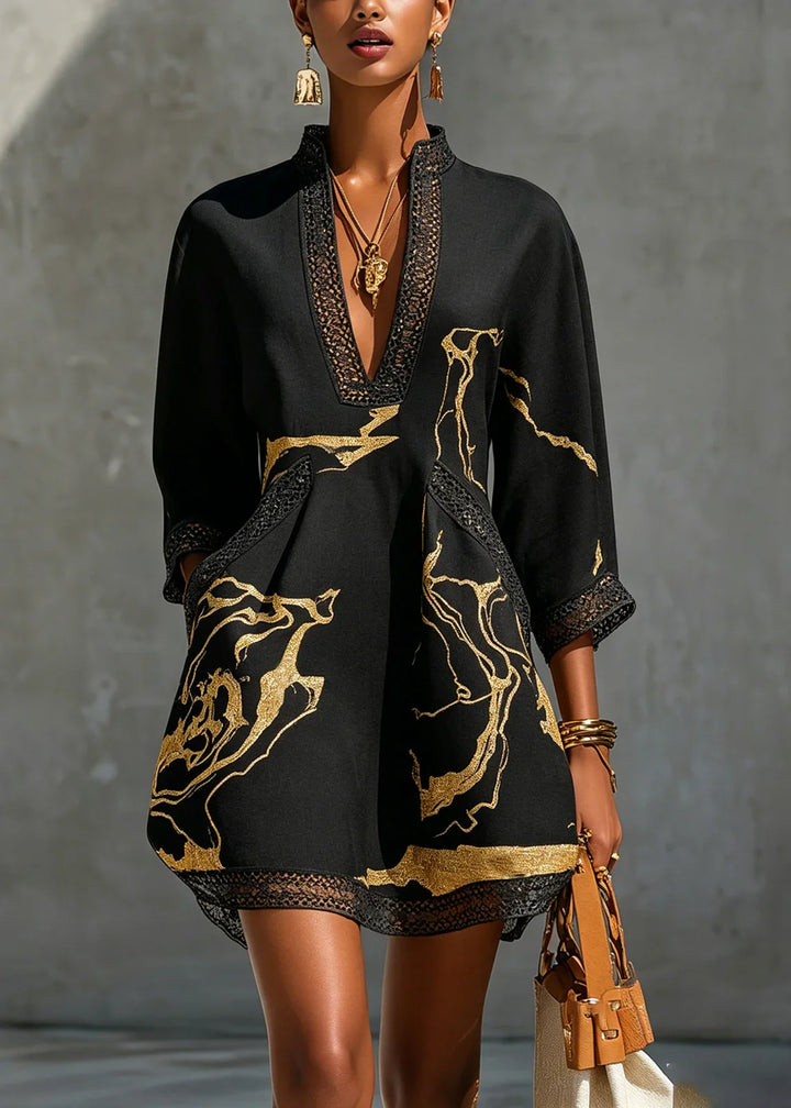 Rufie - Marble Print Mini Dress