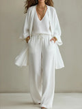 Emiliana™ | Casual 3-piece Linen Loungewear Set