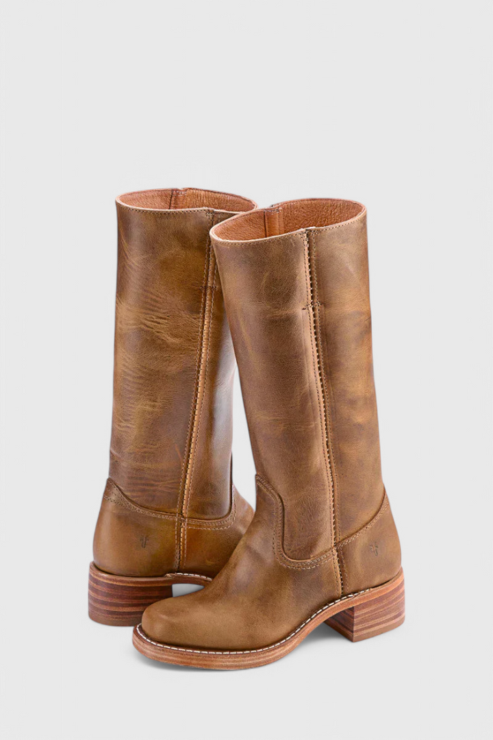 Timeless Style Insulated Leather Boots by Grace