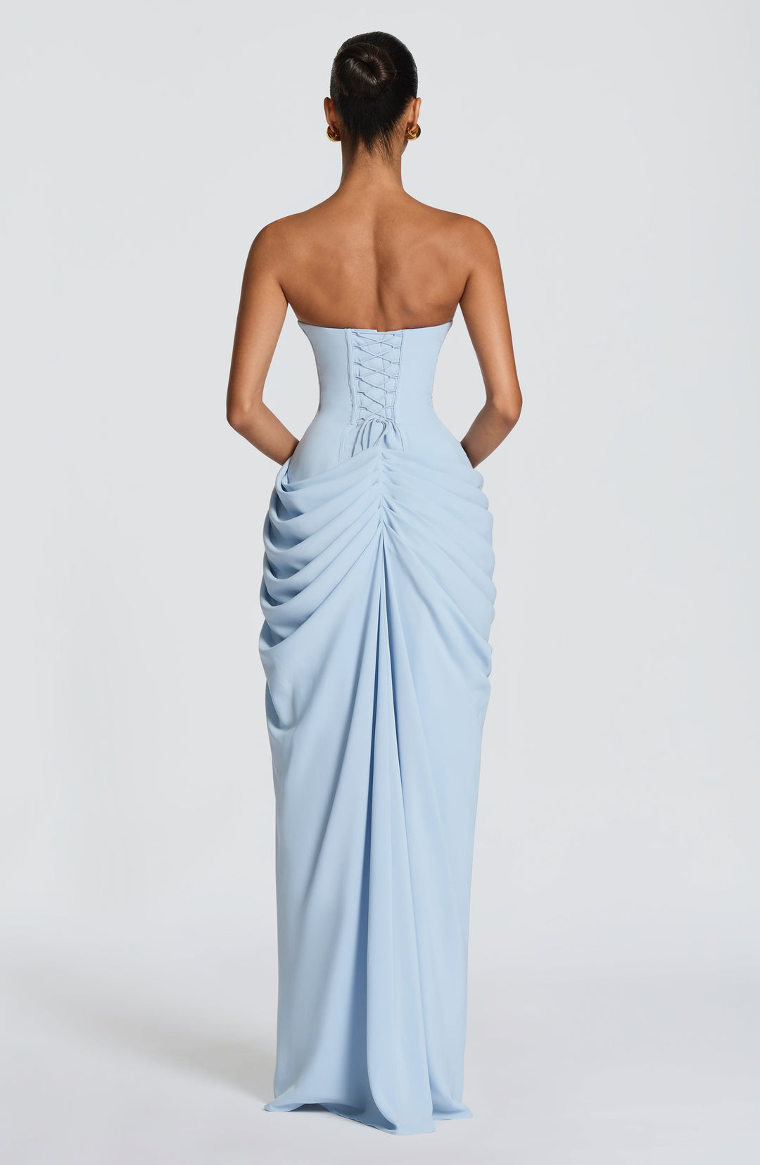 Lolita - Strapless Maxi Dress with Corset