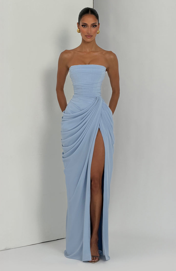 Lolita - Strapless Maxi Dress with Corset