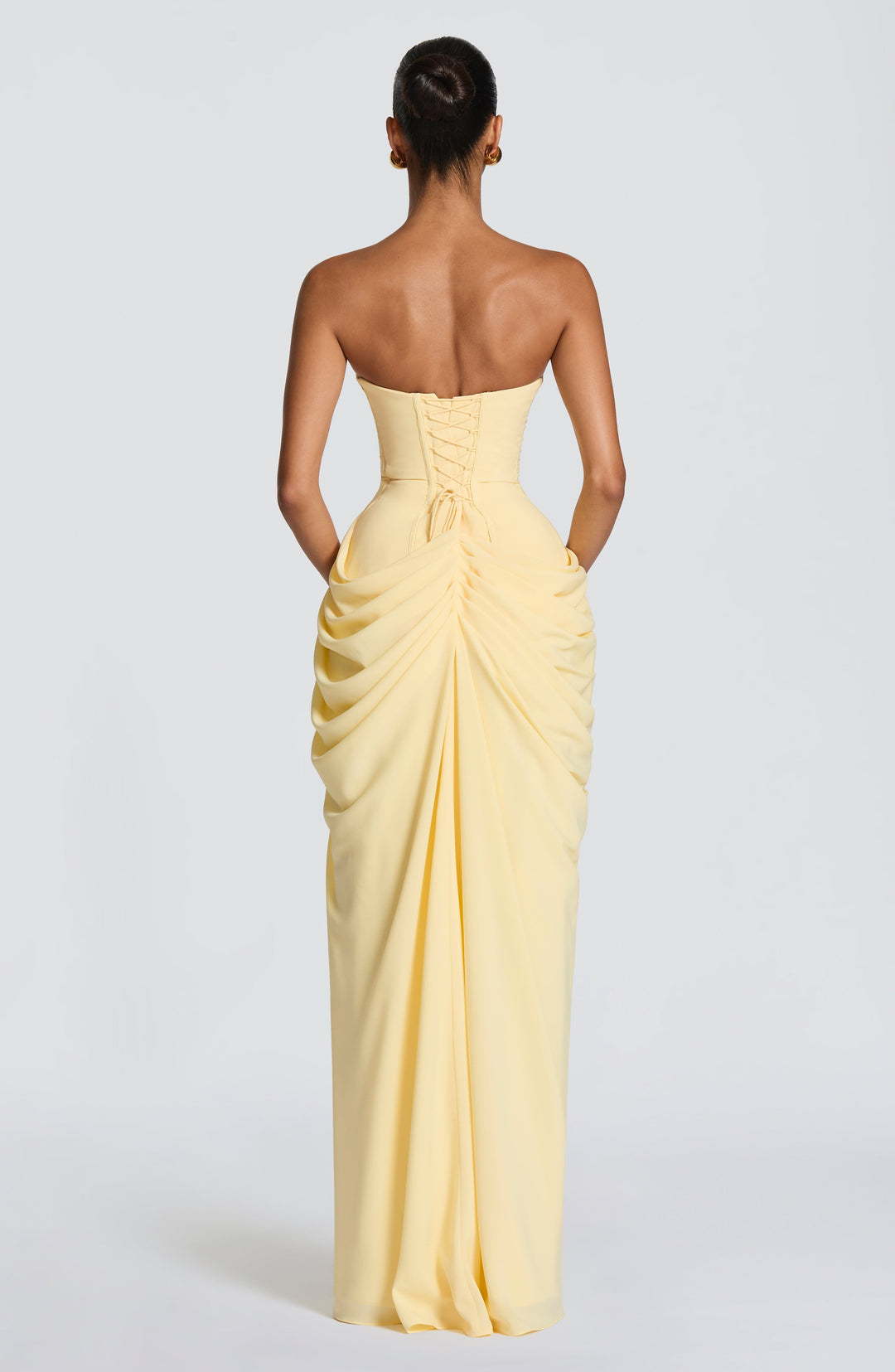 Lolita - Strapless Maxi Dress with Corset