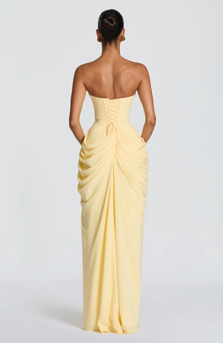Lolita - Strapless Maxi Dress with Corset