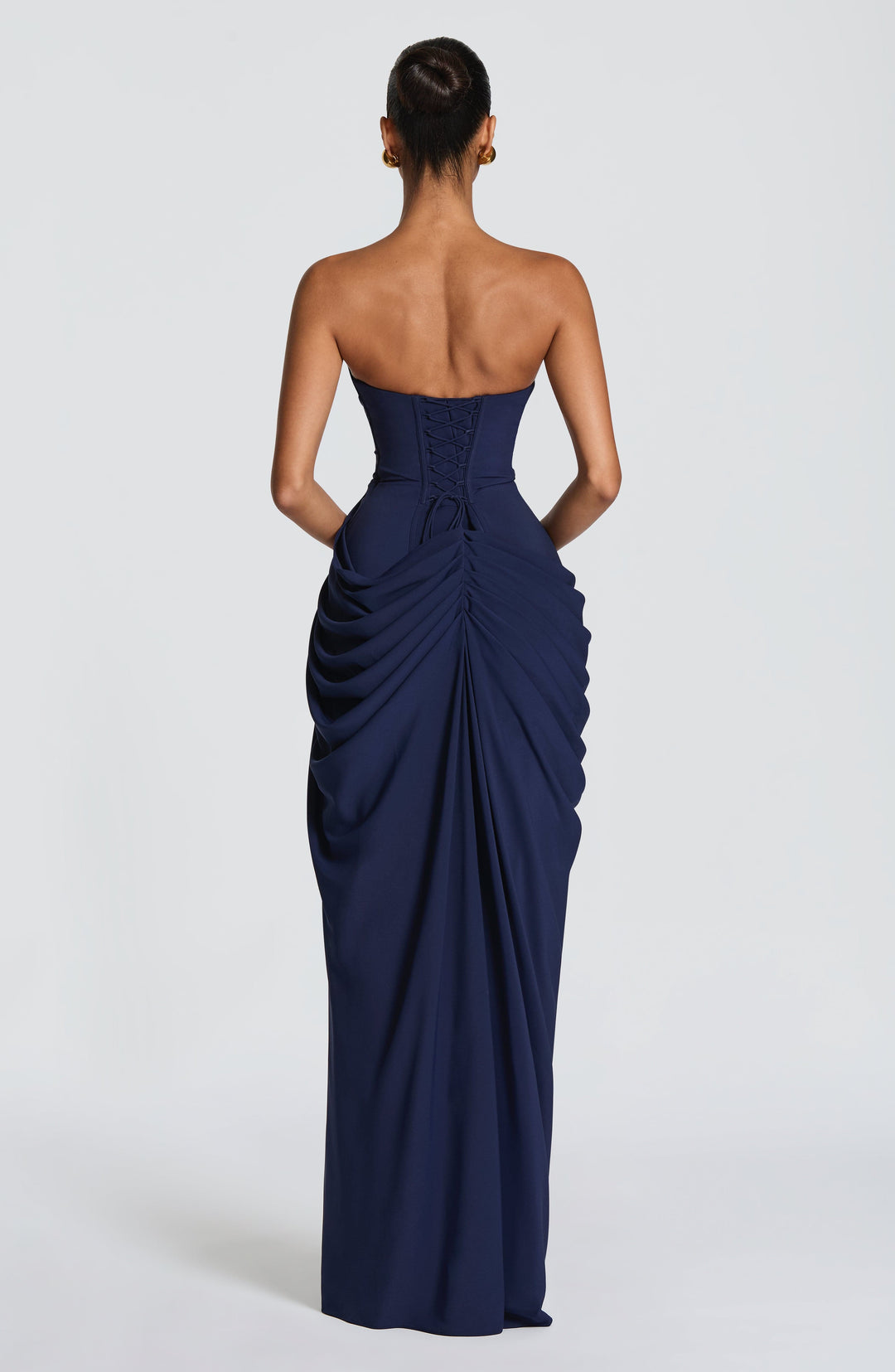 Lolita - Strapless Maxi Dress with Corset