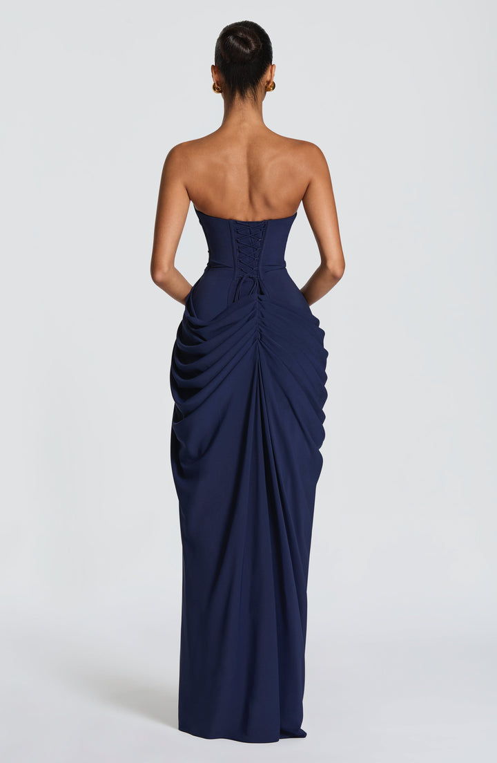 Lolita - Strapless Maxi Dress with Corset