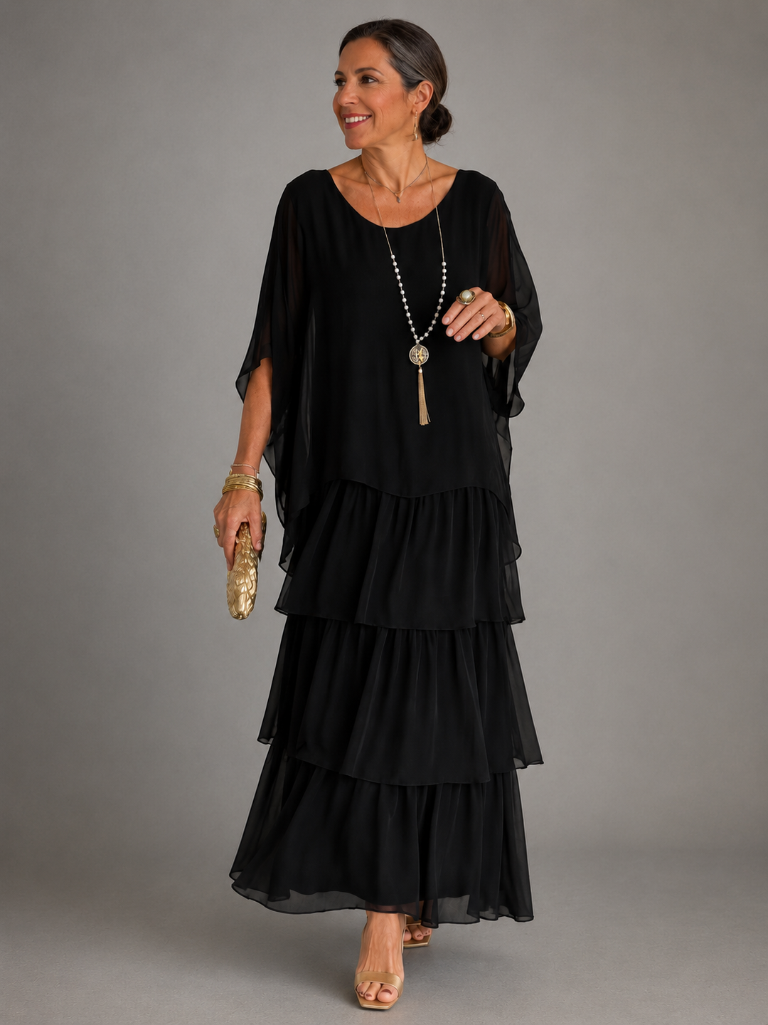Laurina - Elegant Flowing Maxi Dress