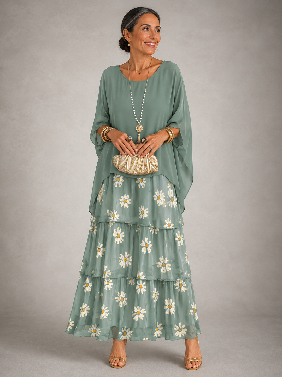 Laurina - Elegant Flowing Maxi Dress