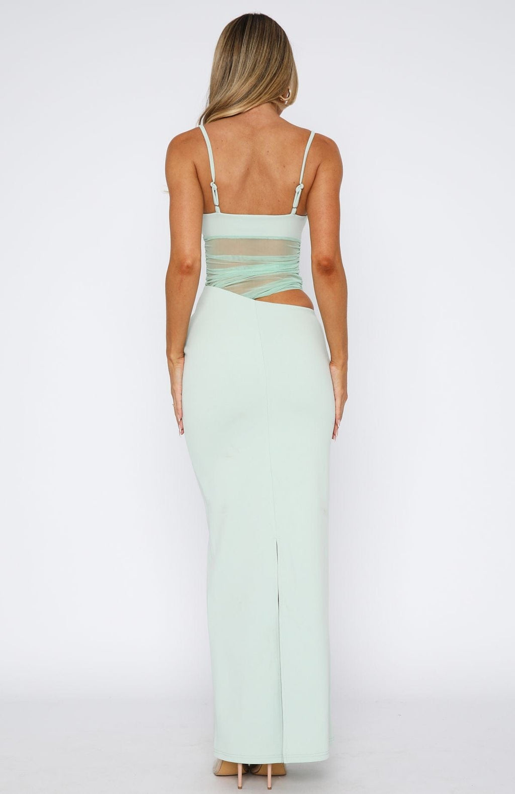 Lyca - Elegant Maxi Dress with Cut Outs