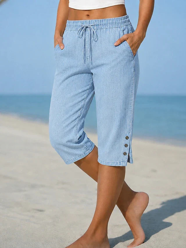Delphia™ | Women's Calf Length Capri Pants