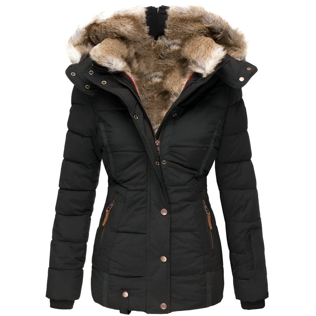 Merrie - Slim-Fit Puffer Jacket with Hood