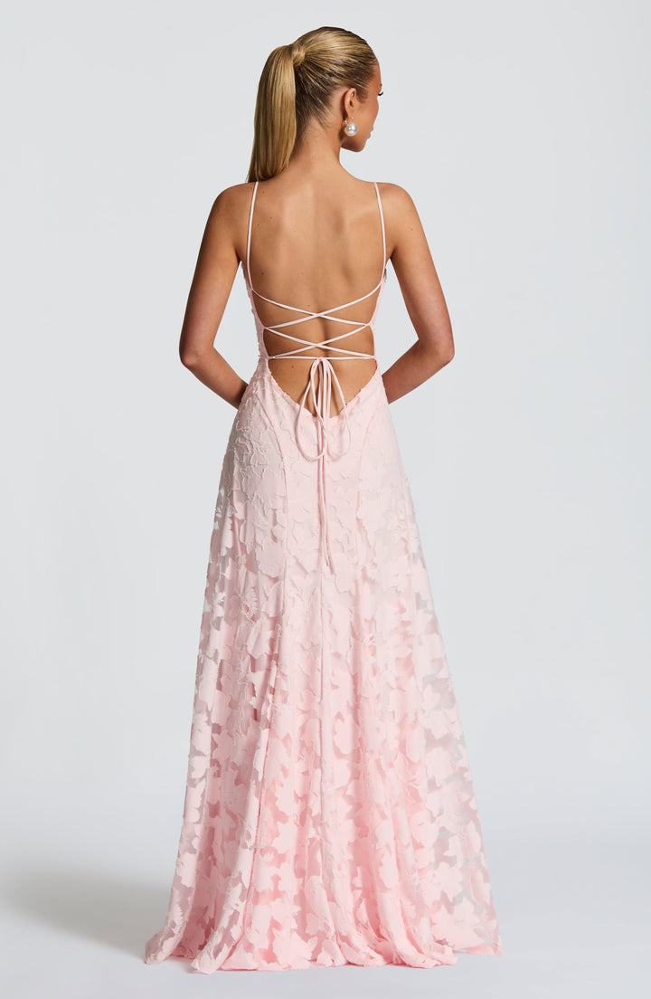 Deena - Long Lace Bustier Dress